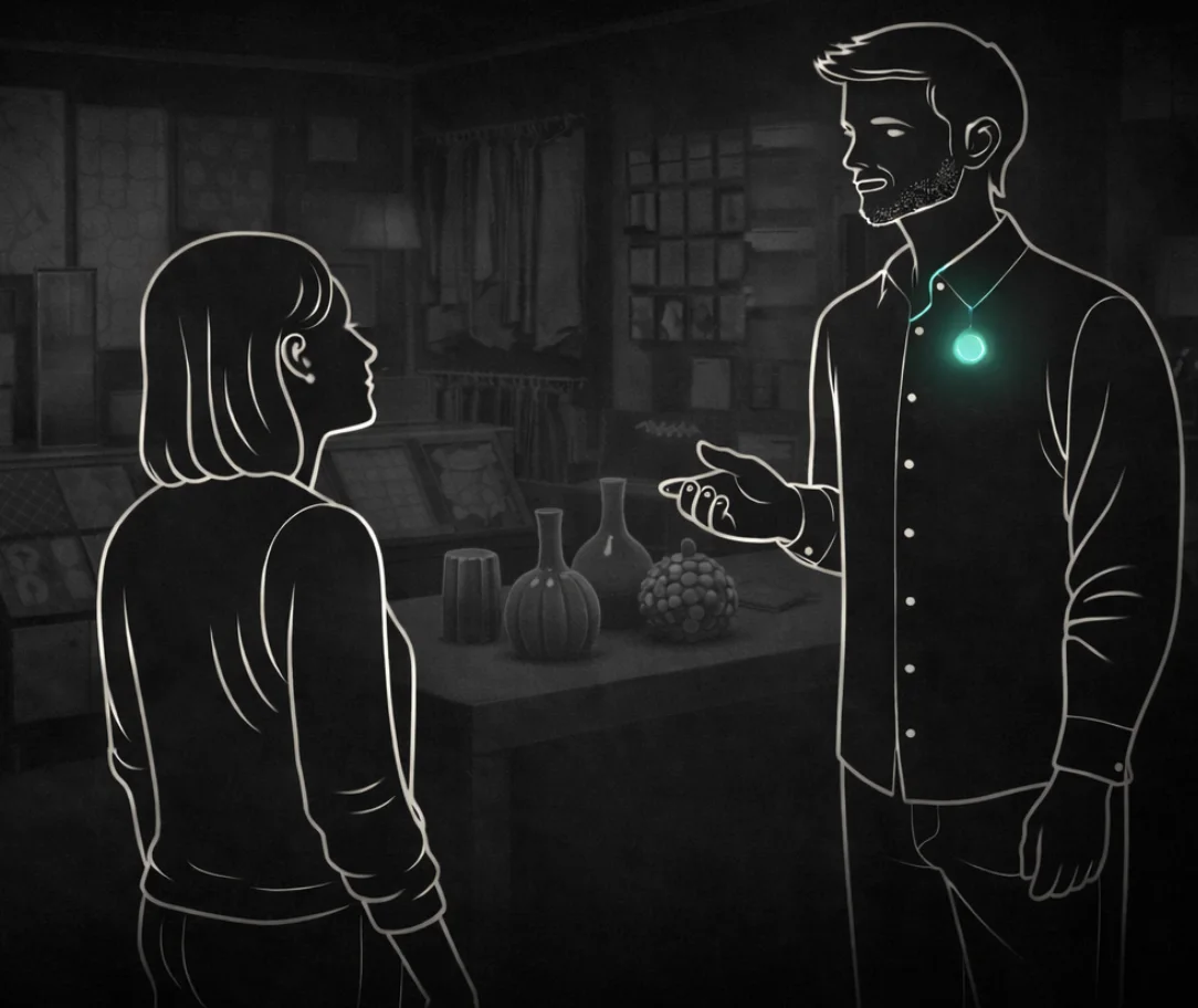 Sales associate assisting a customer in a home improvement store